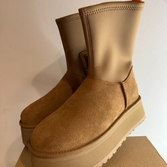Ugg Classic Dipper Platform Boot Women Brand New Authentic price is firm - Picture 1 of 8